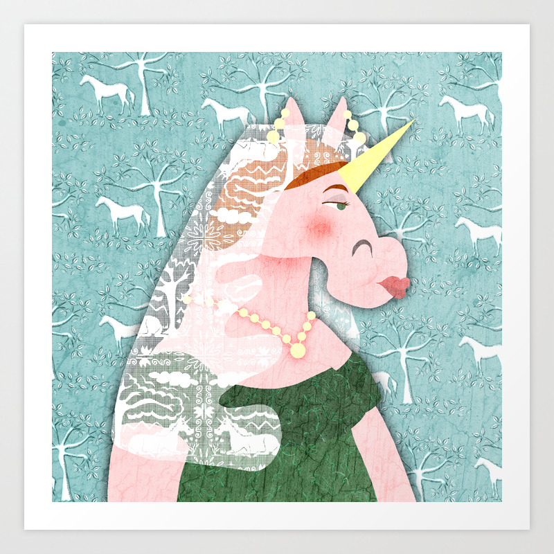 Unicorn Queen Victoria Art Print By Thatssounicorny Society6