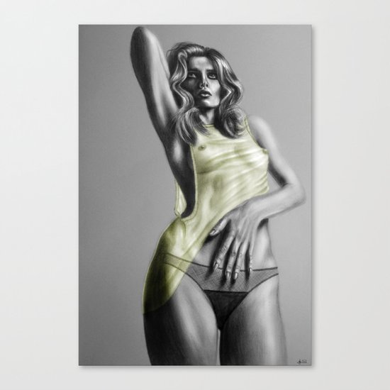 + TOO CLOSE + Canvas Print