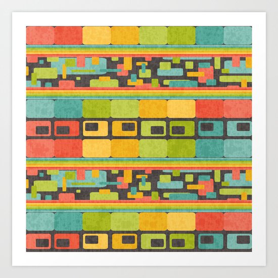 Retro Overload Art Print