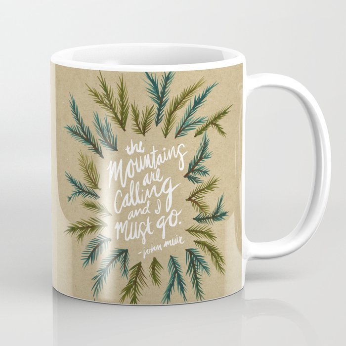Mountains Calling – Kraft Coffee Mug