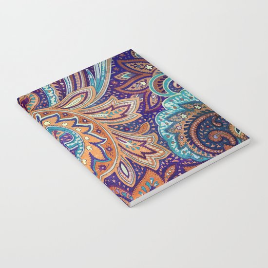 Summer paisley Notebook