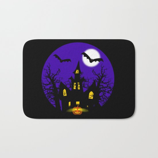 Halloween Night Bath Mat