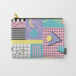 Memphis Pattern 27 - 80s - 90s Retro / 1st year anniversary design Carry-All Pouch