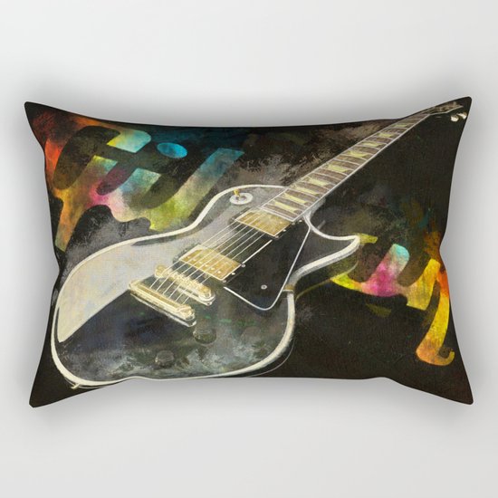 Come on Feel the Noise (Gibson Lp) Rectangular Pillow