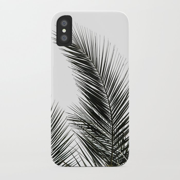 palm leaves iphone case