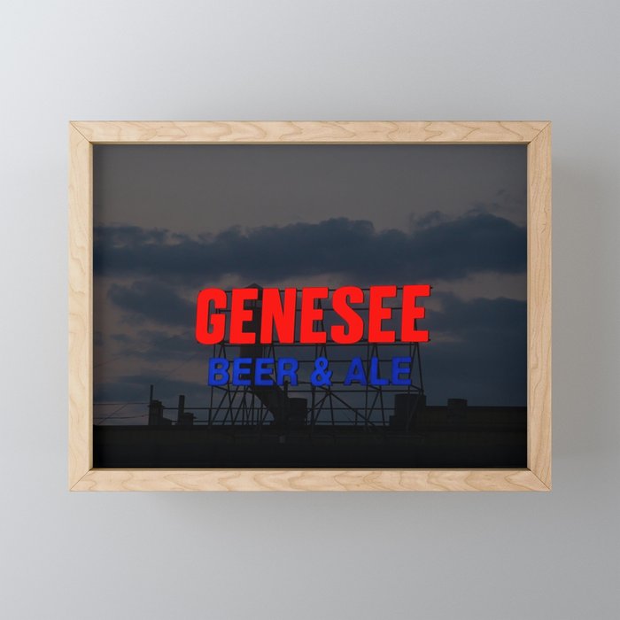 Genesee Beer and Ale Framed Mini Art Print