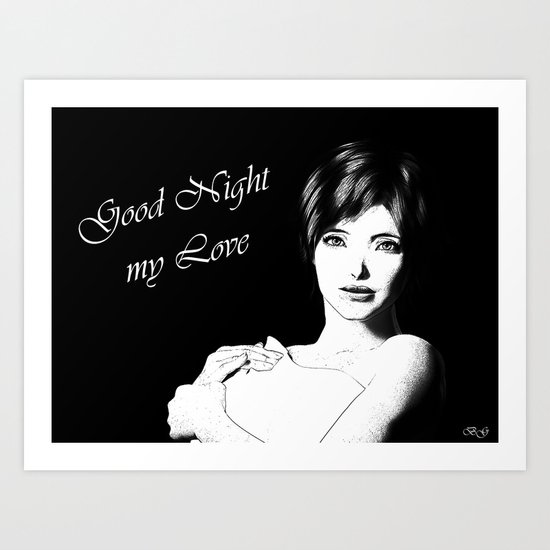 Good Night Love Art Print
