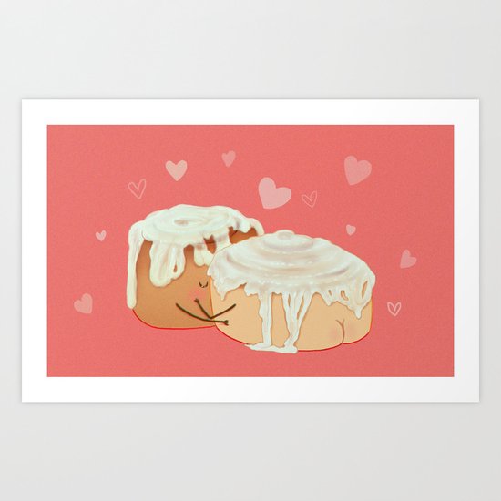 Cinnamon Butts Art Print