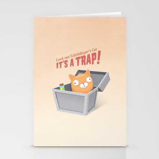 It's a trap! Stationery Cards