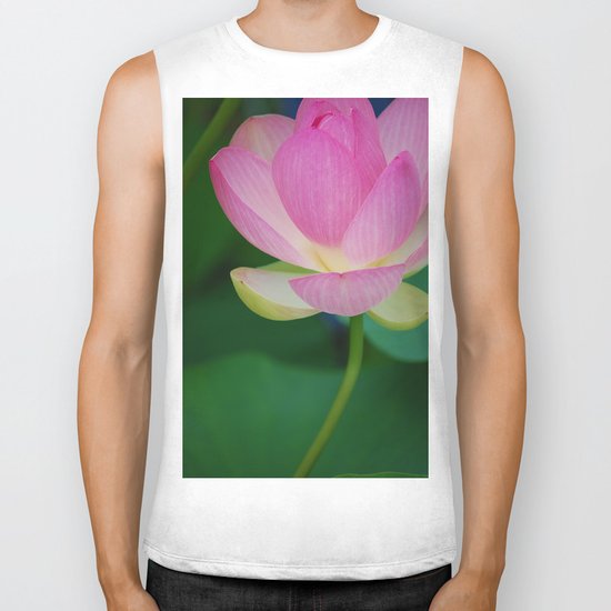 Lotus Blossom Flower 30 Biker Tank