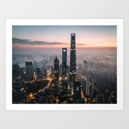 Shanghai Art Print