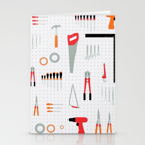 Tool Wall Stationery Cards