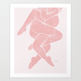 Tangled Legs Art Print
