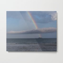Rainbow over Egg Rock from the Lynn Waterfront Metal Print | Swampscottmass, Northshore, Lynnmassachusetts, Rainbow, Massachusetts, Swampscottma, Swampscott, Lynnma, Photo, Eggrock 