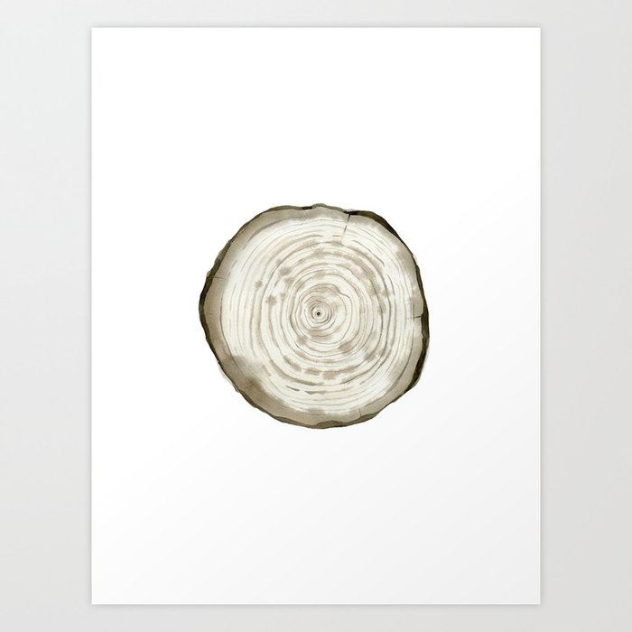 Discover the motif WOOD SLICE by Art by ASolo as a print at TOPPOSTER