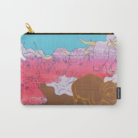 WHERE THE BUFFALO ROAM? Carry-All Pouch