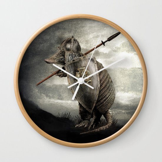Armadillo by Eric Fan & Viviana González Wall Clock