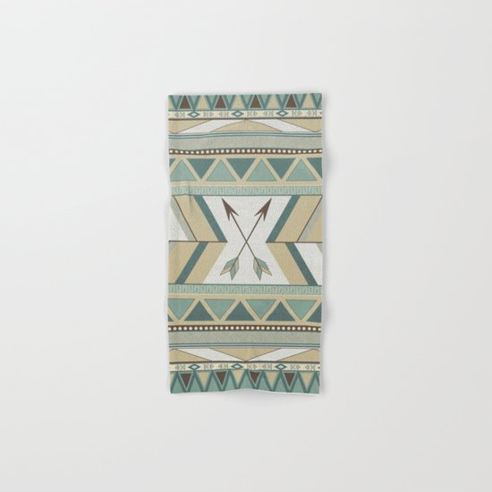 Aztec Pattern Arrows Hand & Bath Towel