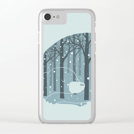 Hibearnation Clear iPhone Case