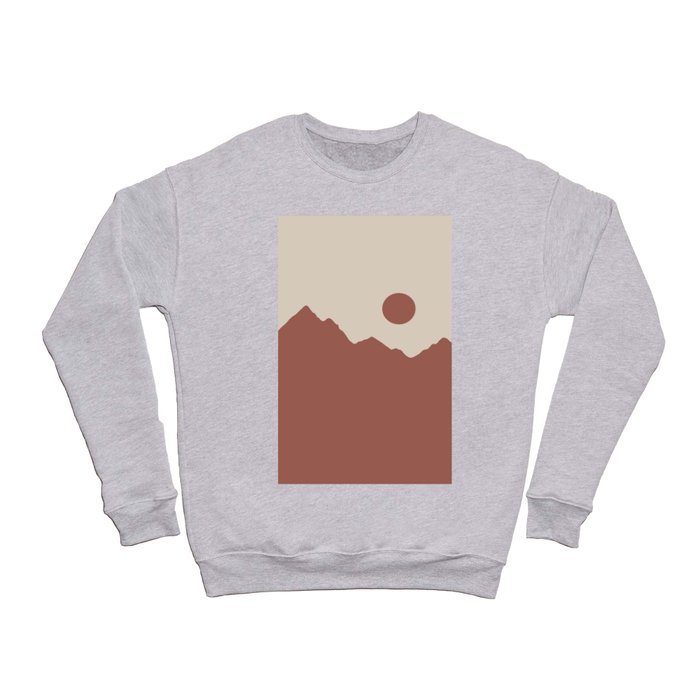 Minimalist Mountainscape Crewneck Sweatshirt