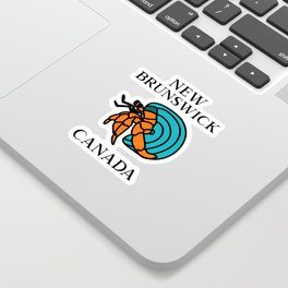 New Brunswick Hermit Crab Sticker