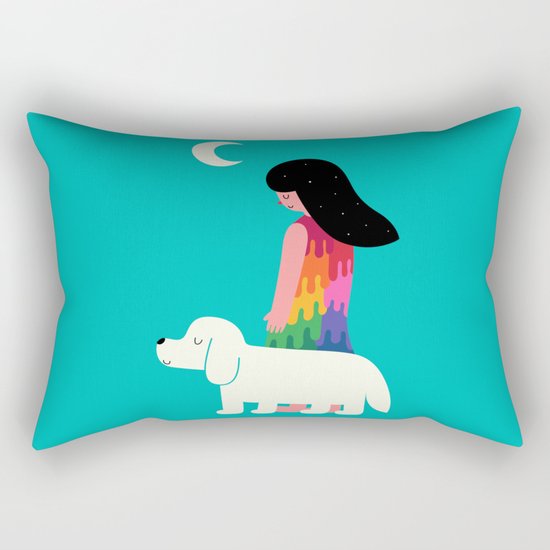 As Time Passes By Rectangular Pillow
