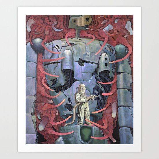 Homage To Miyazaki Art Print