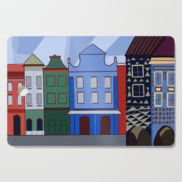 Small town view Cutting Board