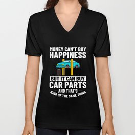 Auto Repair Car Mechanic Garage Shop Beginner V Neck T Shirt