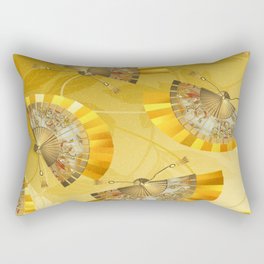 Fächer - fan Rectangular Pillow