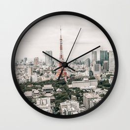 Tokyo City Skyline Wall Clock