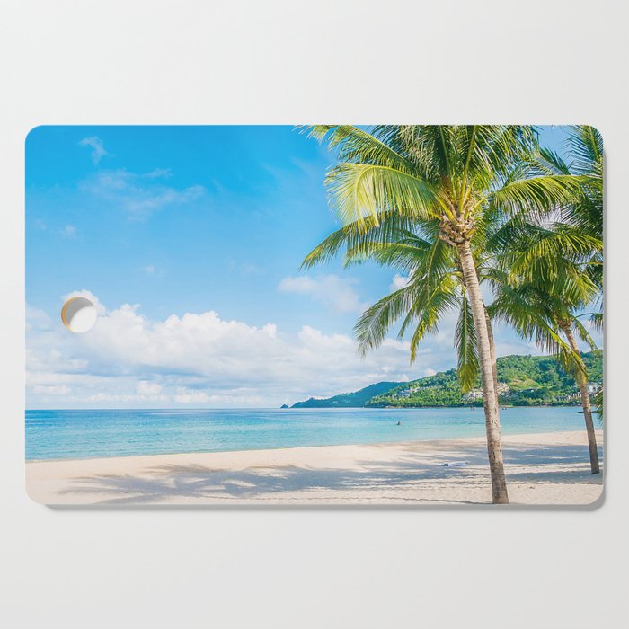Tropical beach background Cutting Board