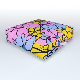 Flowers for You Outdoor Floor Cushion