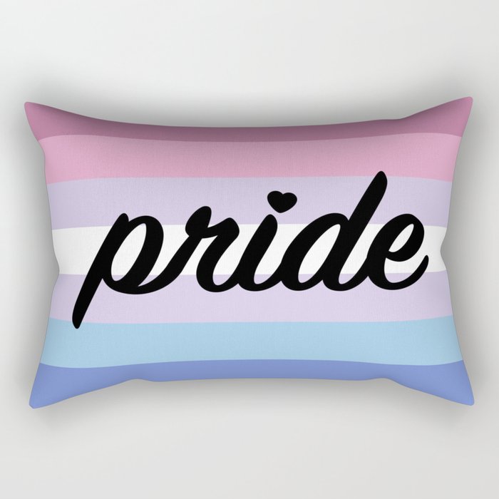 Bigender Pride Rectangular Pillow