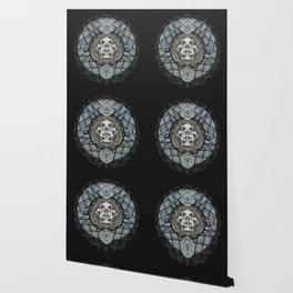 Power and Precision Focus Mandala Sacred Geometry Tapestry Print Wallpaper