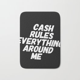 Cash Rules CREAM Bath Mat