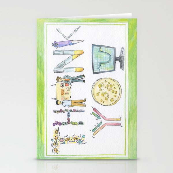 Biology Thank You card Stationery Cards