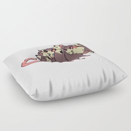 Opossum Parenting Floor Pillow