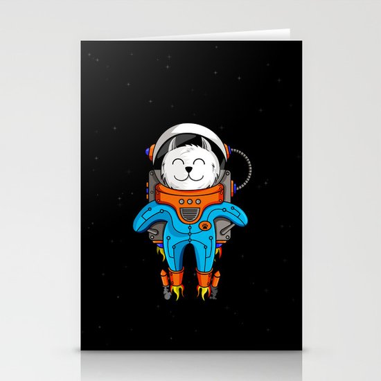 Intercatlactic! to the delicious Milky way!!! Stationery Cards