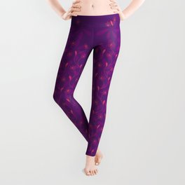 Flowerline – violet Leggings