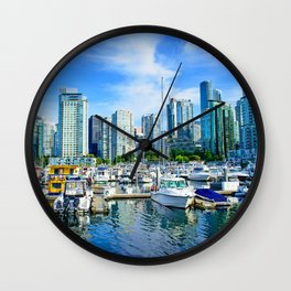 Vancouver Marina Wall Clock