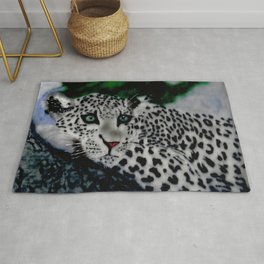 Lounging Leopard Rug