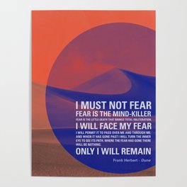 Litany Against Fear Poster