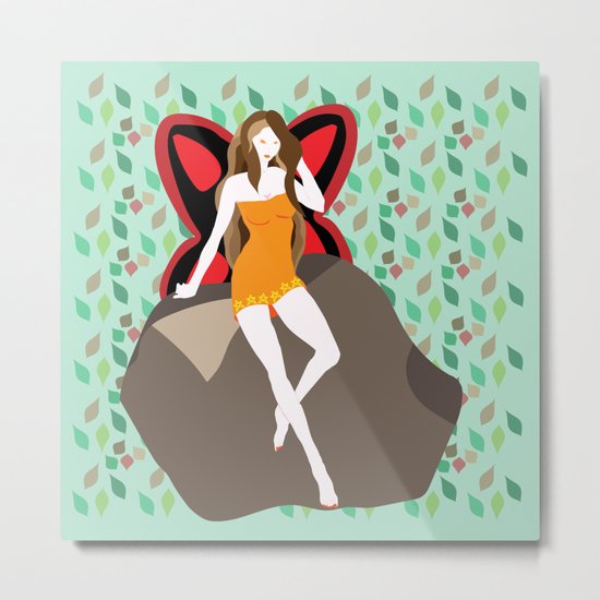 pagan faerie Metal Print