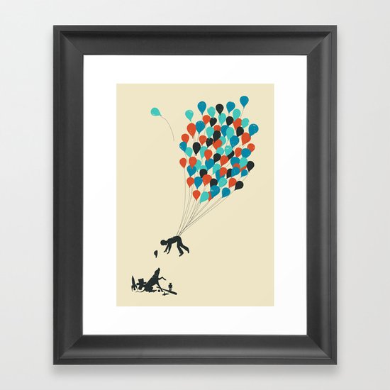 Growing Up Framed Art Print
