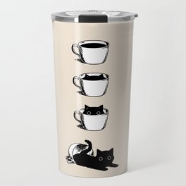Morning Coffee, Cat in A Cup Travel Mug