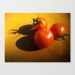 Abstract Tomato Canvas Print