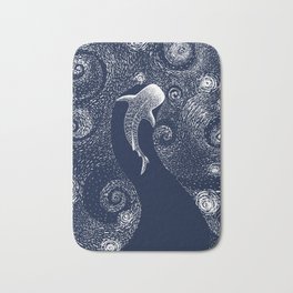 Star eater in Van Gogh style Bath Mat