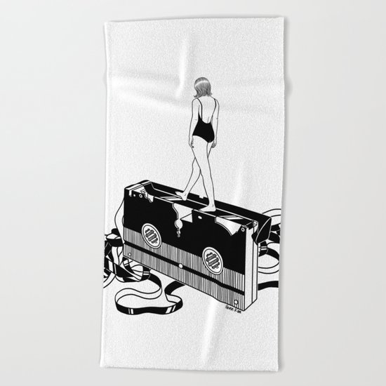 Walking on bad memories Beach Towel