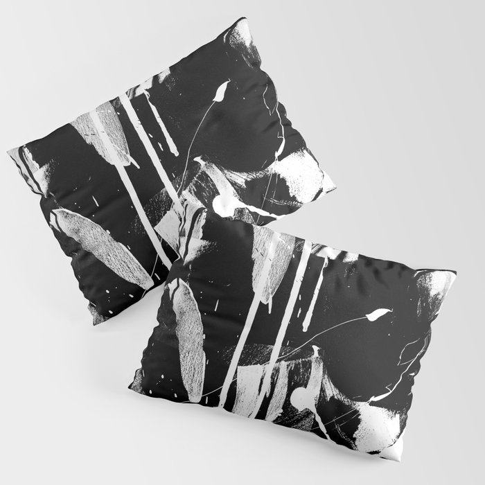 Monochrome Abstract Pillow Sham